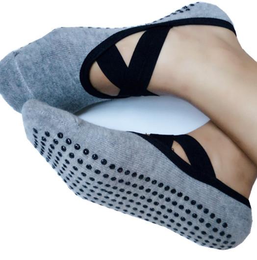 Creative Bandage Yoga Grip Socks Pilates Barre Socks Adults Sport Cotton / Polyester Material