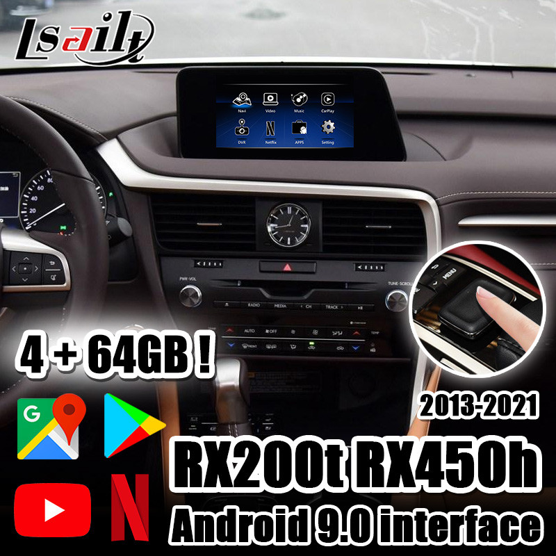 Интерфейс Lsailt Lexus видео- для 2013-2021 NX с CarPlay, NetFlix, автомобилем андроида для RX200t RX450h LX570 LX460d