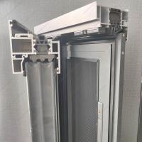 Casement en aluminium à rupture thermique vitrage à trois couches pour fenêtres produit avec des produits PA66