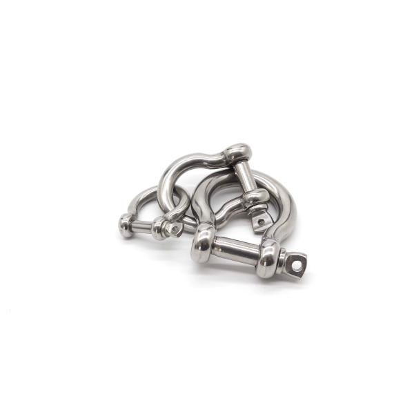 Marine Grade 316 Stainless Steel Shackle: Core Hardware for Yacht, Fishing Vessel & Aquaculture Rigging