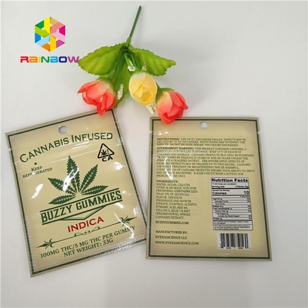 Holographic Vape Cartridge Plastic Pouches Packaging k Cbd Oil Exotic Carts