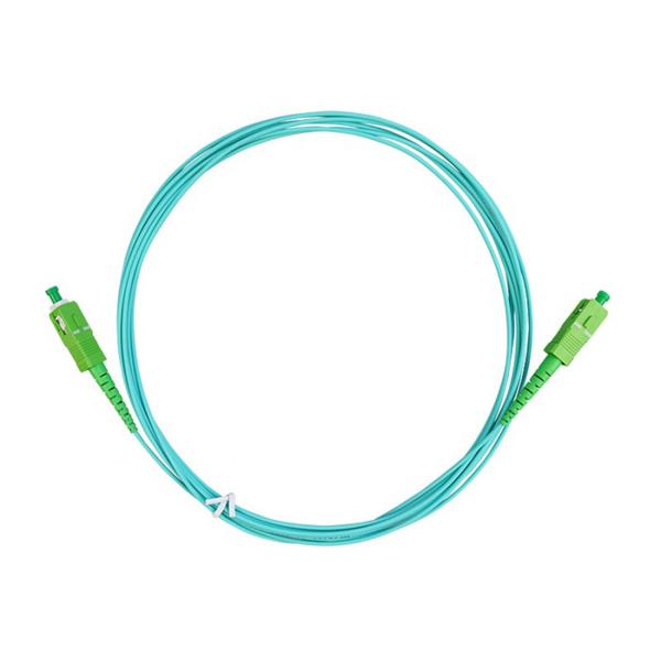 SC FC LC 1.6mm Single Mode 9125 Fiber Optic Jumper Cable / Simplex Patch Cord