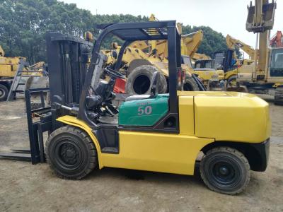 5 Ton Second Hand Forklift Truck FD50 , Used Warehouse Forklift Low Working Hours