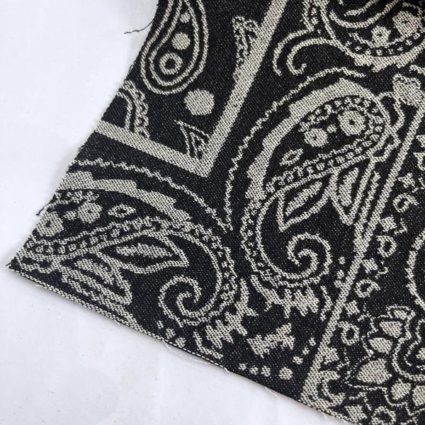 Custom Floral Cotton Jacquard Denim Fabric Heavy Weight 10 oz