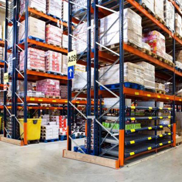 Warehouse Storage Double Deep Pallet Racking with Loading Capacity 500-5000kg/level