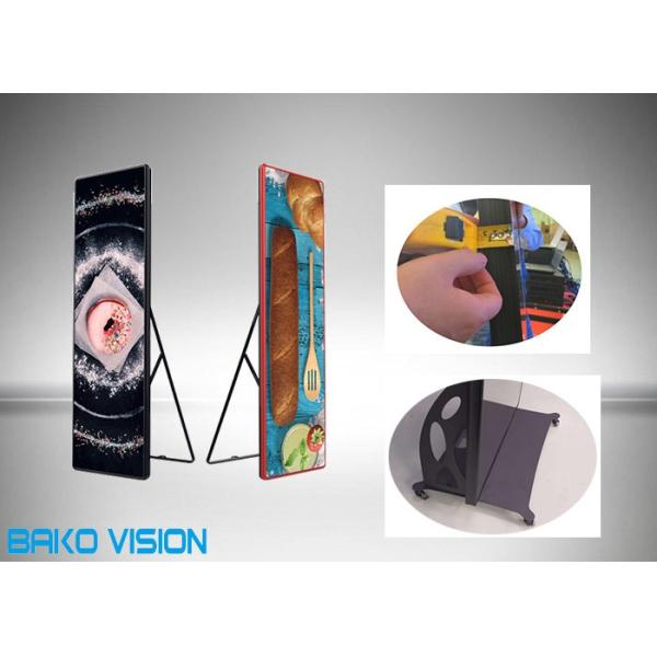 Indoor LED Poster Signage Portable Lite P2.5 Display For Mall Stores Advertising