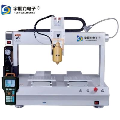 Full Automatic Double  Platform  Melt Adhesive  Dispensing  Robot  Dispenserzhh