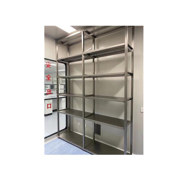 Подгонянная полка хранения нержавеющей стали размера 304 для фабрики чистой комнаты