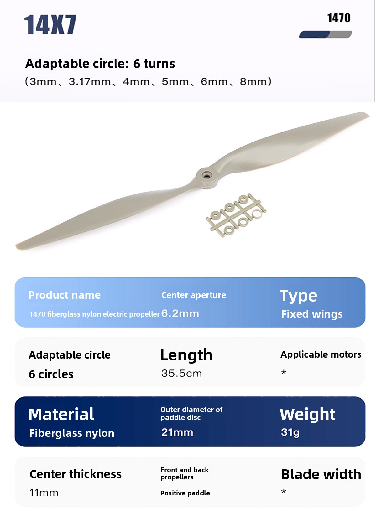 High Efficiency Nylon Saber Propeller APC Complete Collection for Fixed Wing Aircraft FPV Same Model Model Aircraft
