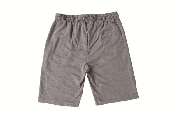 Gray Mens Terry Cloth Shorts Terry Jogger Shorts 100% Cotton