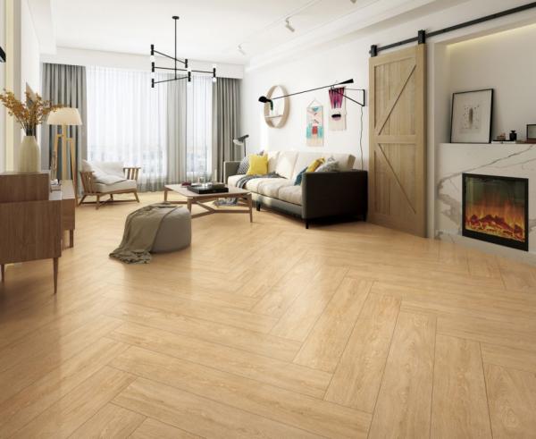 Beige Wooden Porcelain Tile 250x1500mm for Wall & Floor