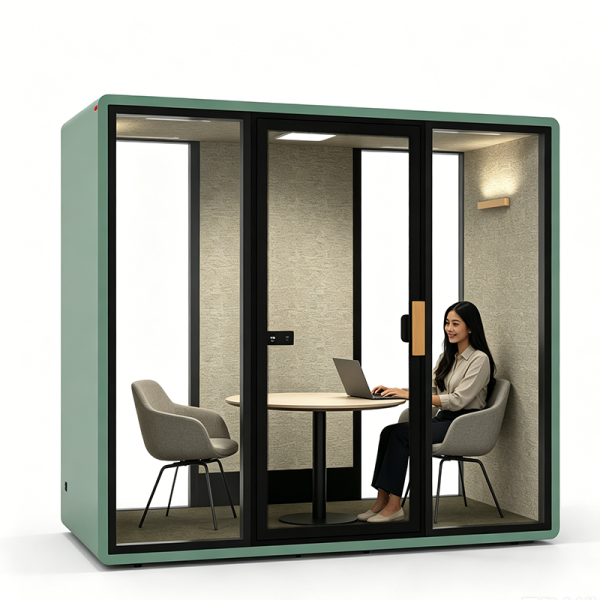Contemporary Workplace Acoustic Work Booth Silent Pods For Office Custom