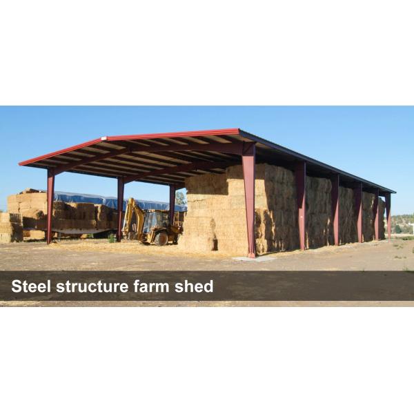 Стальная конструкция Стальная сена Складные здания Хранилище Металлическое здание