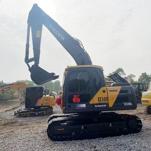 14000kg EC140 Excavadoras usadas Volvo Crawler 14Ton Excavadoras compactas usadas para movimiento de tierra