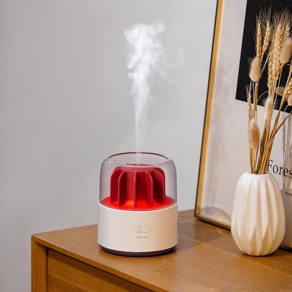 Spraying 200ml Cool Mist Humidifier And Diffuser Aroma LED Night Light Essential Oil