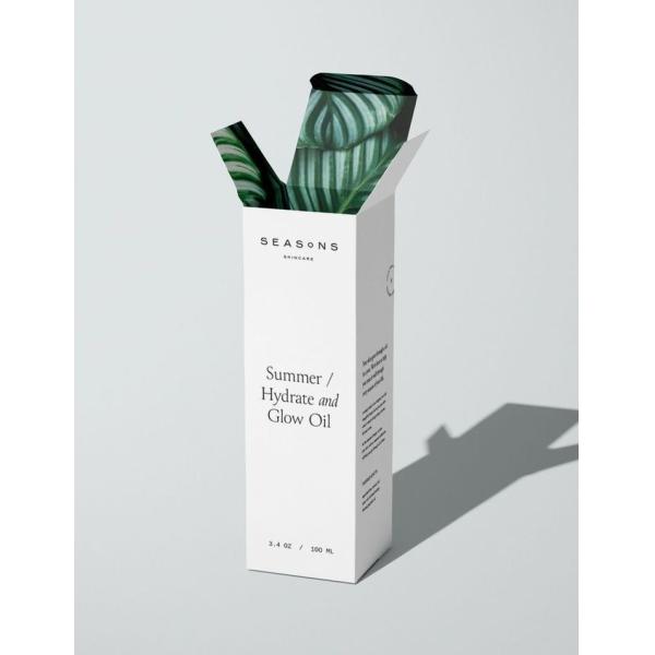 Custom Cosmetic Serum Perfume Small Box Packaging Skin Care Beauty Products Gift Pack Coated Paper Packaging Box
