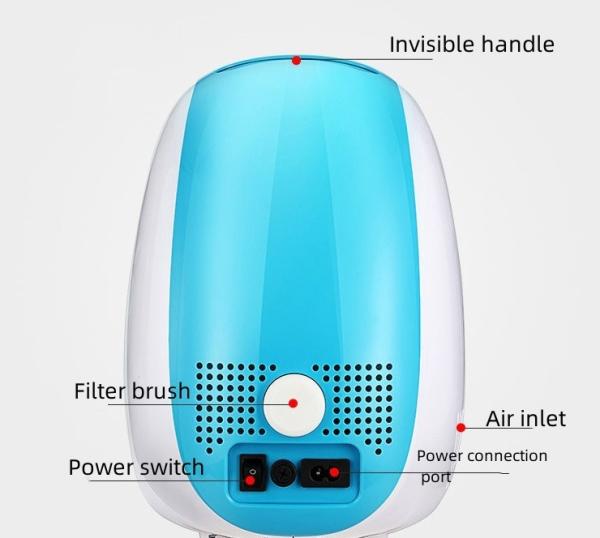 Flow Adjustable 1l Oxygen Concentrator Machine With Atomizer Low Noise