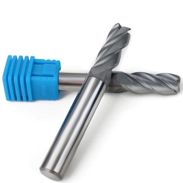 Universal Corner Radius Milling Cutter , HRC45 Solid Carbide Milling Bits For CNC