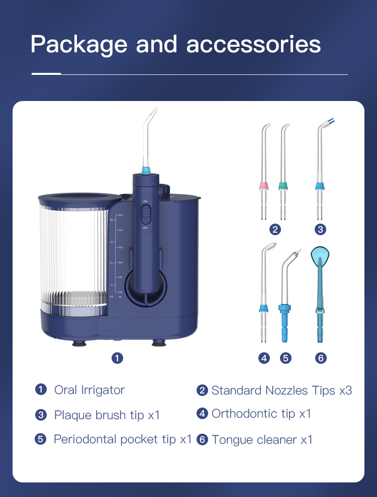 30-125psi Countertop устное Irrigator, FC176 забеливая воду Flosser