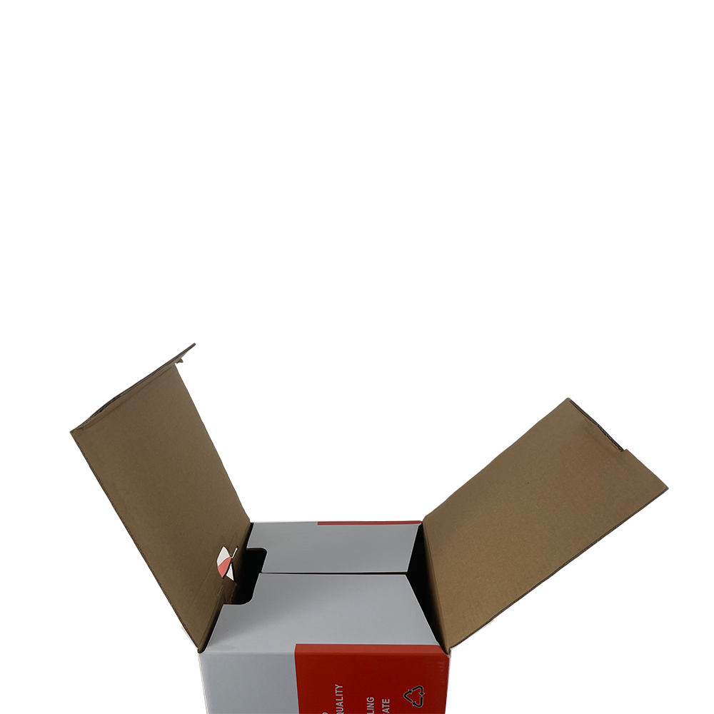 New Original Custom Design Auto Parts Packaging Corrugated Board Flexography Paper Box Glossy Lamination Folder Type Custom