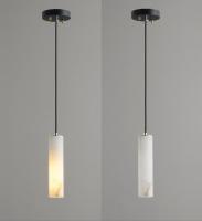 AC265V Contemporary Kitchen Modern Decorative Lamps Natural Marble Alabaster Ceiling Lamp