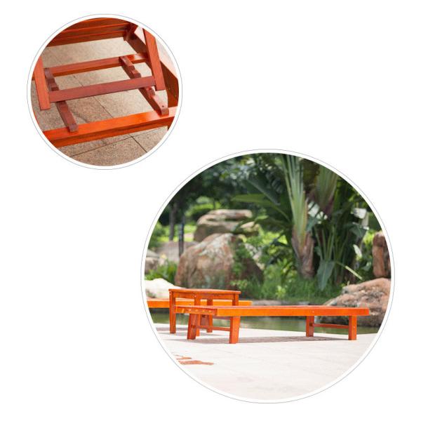 Софа Реклинер твердой деревянной на открытом воздухе мебели шезлонга складывая для бассейна гостиницы