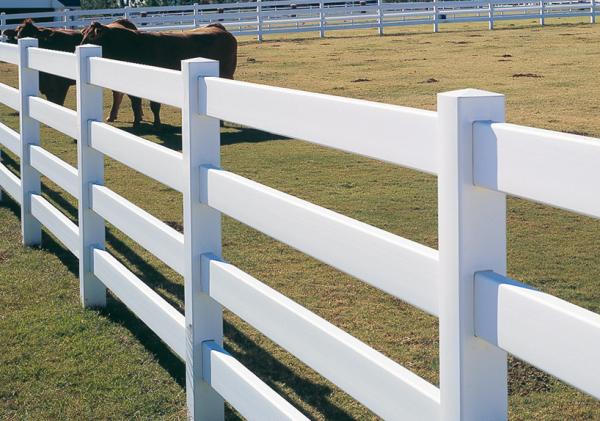 3 Barranco de malha de arame farpado Eco-Friendly White Vinyl Horse Fence Panel