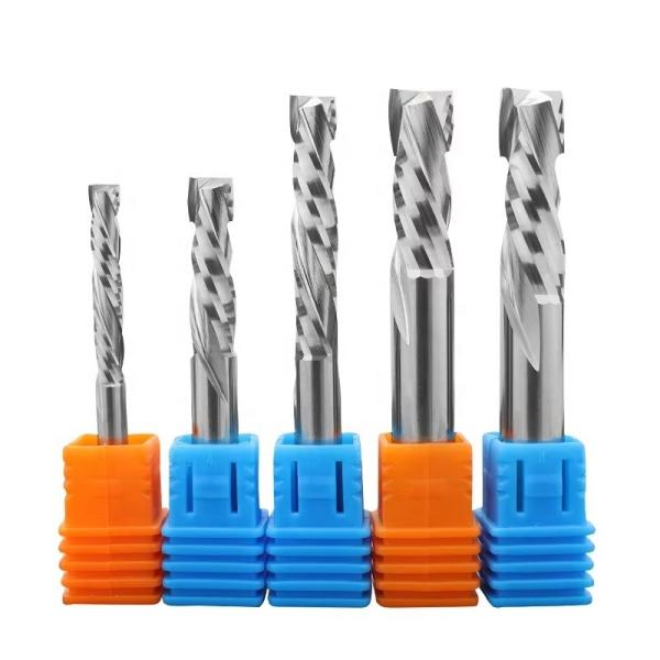 MDF  Tungsten Carbide Cnc Router Bits 2 Flutes  Indexable Milling Inserts