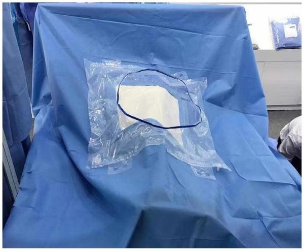 青いCセクション 外科用ドレッパ 防水設計 PP素材
