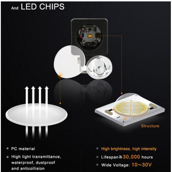 6000K White High Beam Car LED Headlight Bulbs High Power For Trucks / Cars