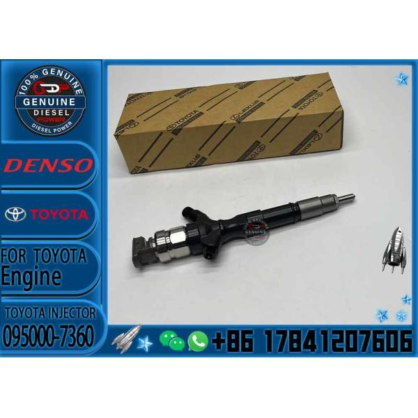 Inyector de unidad de combustible de venta en caliente 095000 7360 095000 7360 Inyector de tren común 095000-7360 para Toyota