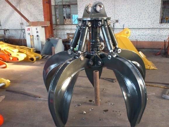 Excavator Spare Parts Q355MN Excavator Rotating Orange Peel Grapple Excavator Polyp Grab