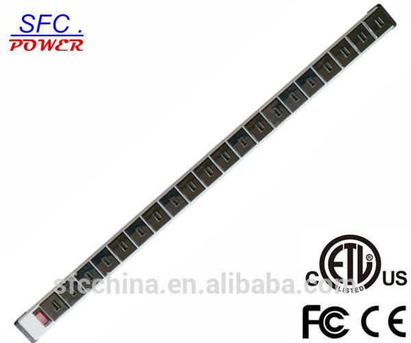 ETL FCC CE Approved aluminum alloy 5V 2.1A USB 20 port charger for Laptop,Smart Charging Strip for Cell Phone