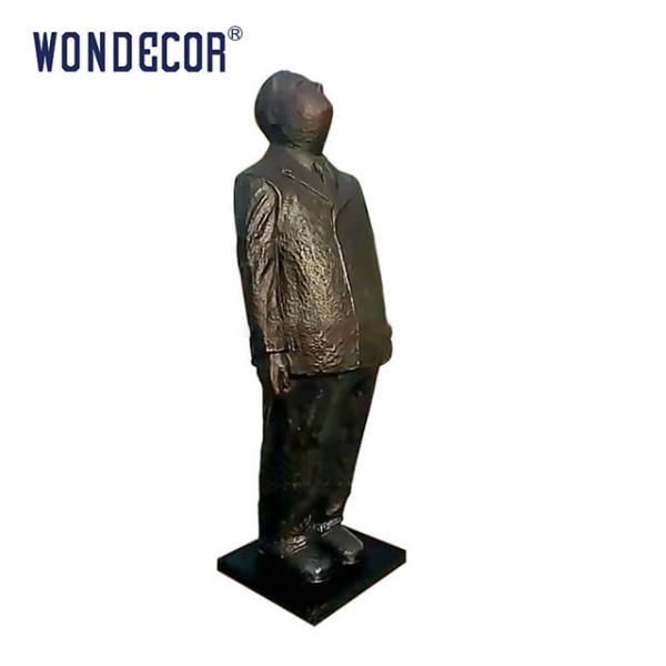 Pessoas que pensam em estátuas de bronze Escultura em lugares públicos Decoração