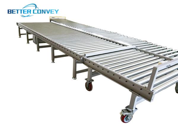 Flat Bottoms T Slot 75 Mm Chain Drive Roller Conveyor Equipment