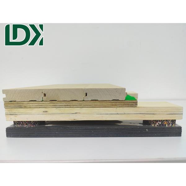 Cancha de baloncesto asequible de madera de arce, diseño personalizado para interior o exterior