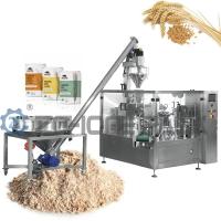 Automatique poudre et farine machine à emballer la machine de conditionnement de poudre de huit stations