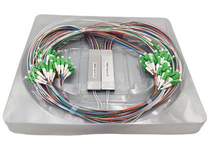 LC/APC Connector G657A2 Steel Tube 2x32 PLC Fiber Splitter