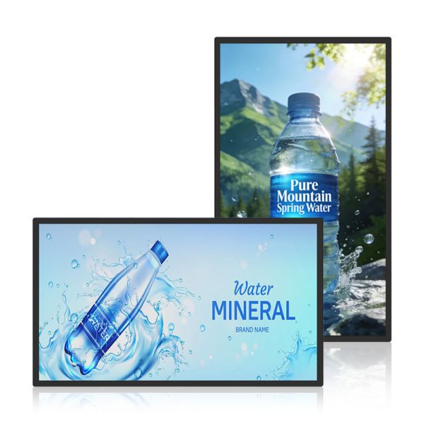 32 Inch Indoor Wall-Mounted Advertising Smart Building All-in-One HD Multimedia Animation Player OEM Customized Remote