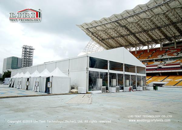 Durable Outdoor Event Tents Clear Span Double Coat PVC Fabric Cover