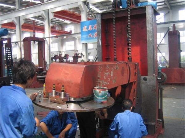 Head / Tail Motorized Welding Turntable ,  6.5T Heavy Duty Welding Positioner