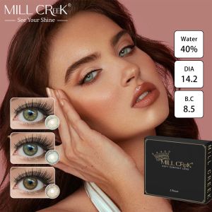 MILLCREEK Breeze Series 14.2mm Diameter Yearly Colored Contact Lenses with 40%