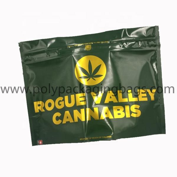 20mic Resealable Mylar Stand Up Pouch With Custom Label