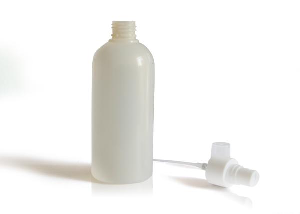 Alcohol Sanitary Plastic Cosmetic Spray Bottles With Pump Smooth Surface