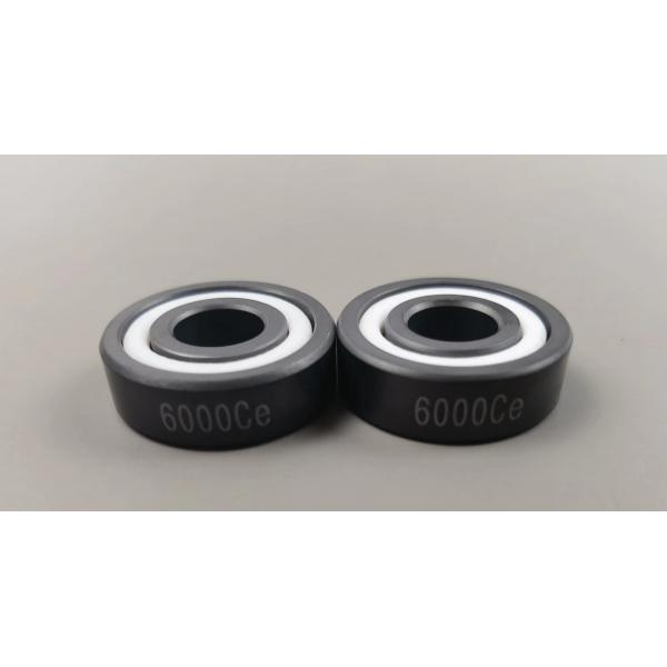 шарикоподшипники кремниевого карбида 6000-2rs 6000 приспособленные с клеткой P6 ABEC3 тефлона
