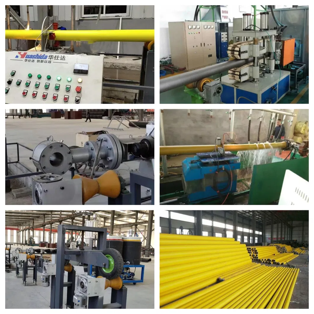Continuous Produce One-Step Polyurethane Insulated Pipe Production for Oil Transportation
