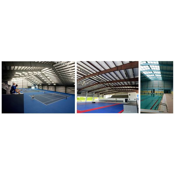 Light Steel Beam Stadium Construction Building Indoor Sports Hall Steel Structure Frame