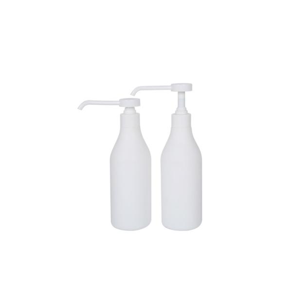 Бутылка лосьона руки дозировки мытья 1.6cc Hdpe больницы 400ml