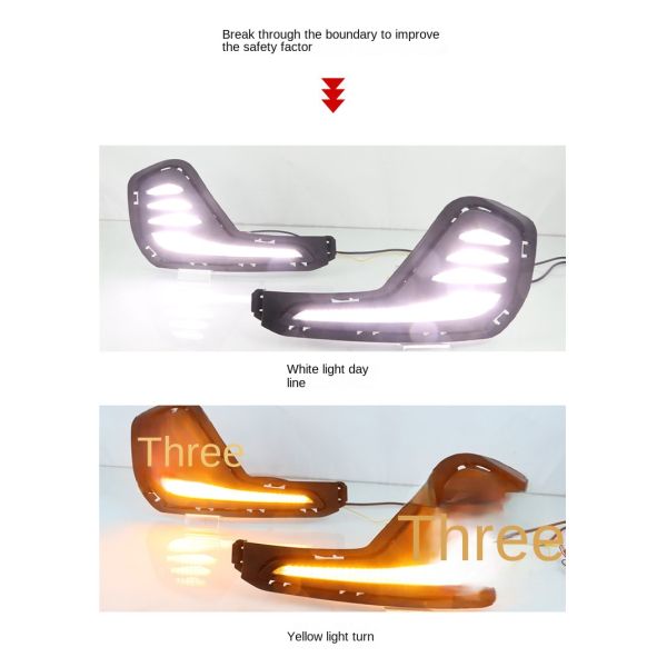 Demillon for Chevrolet Cruze Led Daytime Running Lights and Fog Lights Applicable 2020-2022 Models