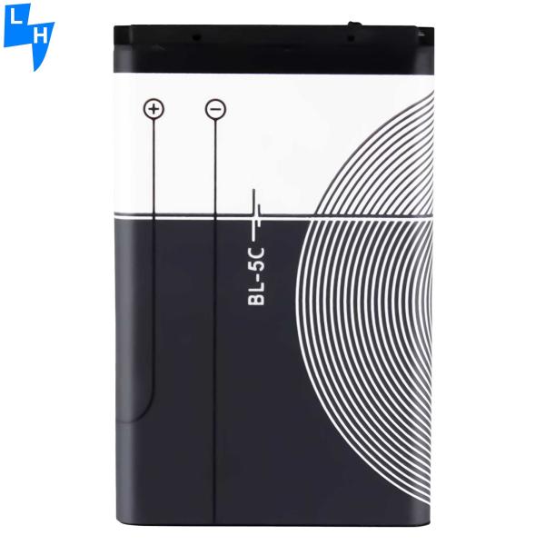 500 PCS MOQ BL-5C 1020mAh батарея для Nokia C2-01 2700 Classic 6030 3110C 1100 1200 1650